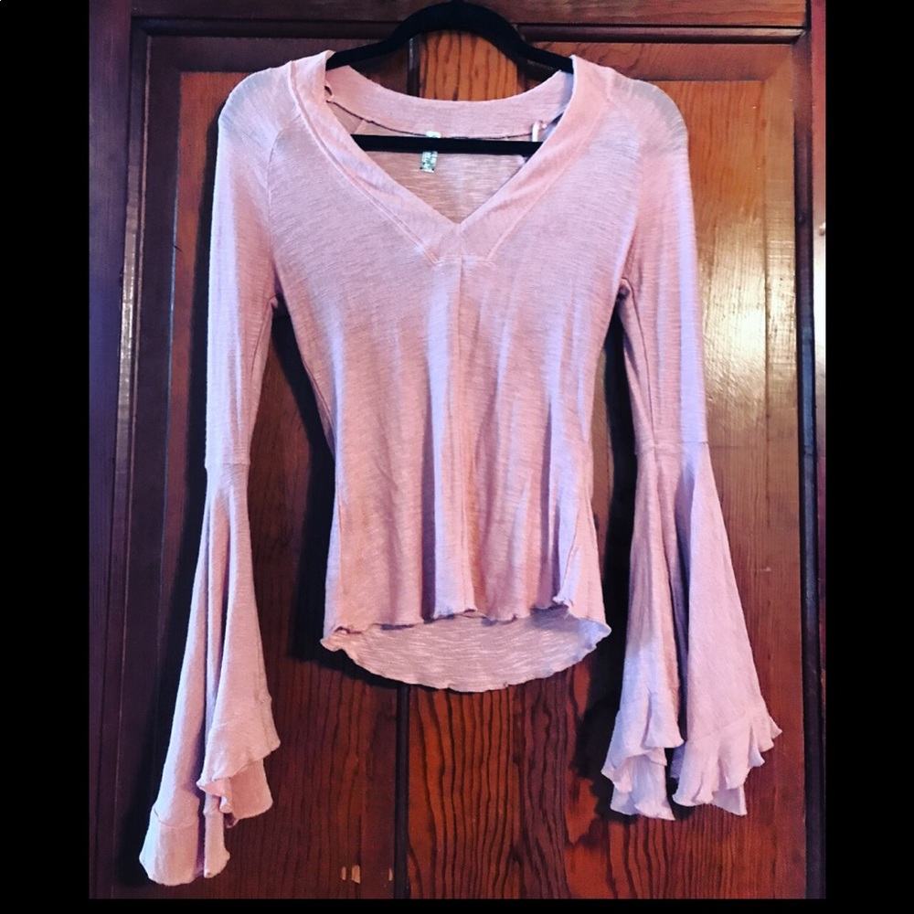 Free People Blush Bell Sweater Size XS